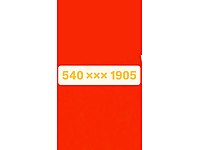 HİÇ KULLANILMAMIŞ 1905 NUMARA