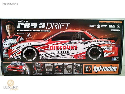 HPI RTR NITRO RS4 3 DRIFT Lastik/Falken Lastik Nissan S13 - RC
