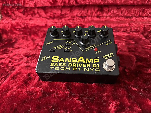 Tech 21 SansAmp Bass Driver DI V1 Klasik Model - Efekt Pedalı ve