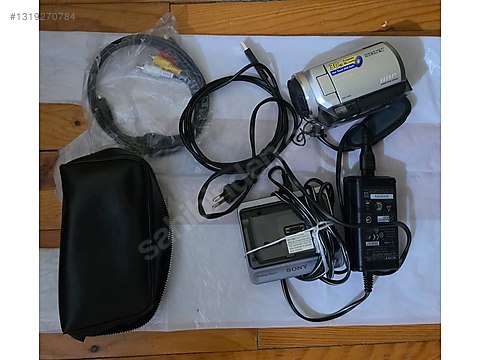 Sony DCR-SR40 Handycam Full Set (Dock + Kablolar + Çanta) on