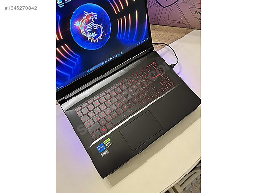 MSI / MSI RTX 4060 16GB RAM 144Hz GF63 i7-12650H Kutulu sahibinden