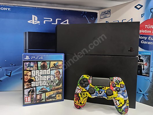 PS4 500 GB YENİ GİBİ KASA GTA HEDİYELİ GARANTİLİ
