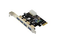 PCI-E Pci Express X1 To 4 Port USB 3.0 Kartı PCI 1X Usb 3 Board #1278272195