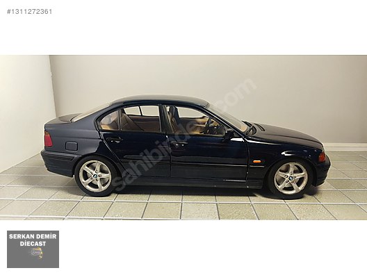Bmw E46 4 Kapı Dış Mavi İç Bej 1:18 Ölçek UT on sahibinden.com