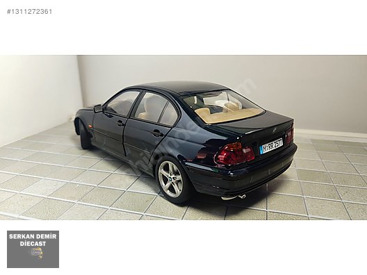 Bmw E46 4 Kapı Dış Mavi İç Bej 1:18 Ölçek UT on sahibinden.com