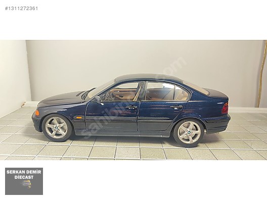 Bmw E46 4 Kapı Dış Mavi İç Bej 1:18 Ölçek UT on sahibinden.com