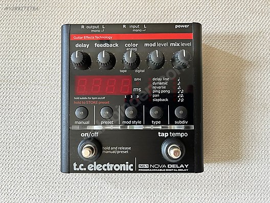 TC ELECTRONIC ND-1 NOVA DELAY - Efekt Pedalı ve Diğer Enstrüman