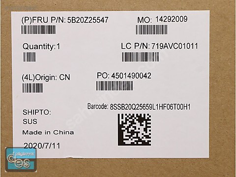 Garantili Sıfır Lenovo X1 Carbon 8th Gen Anakart i7 5B20Z25547