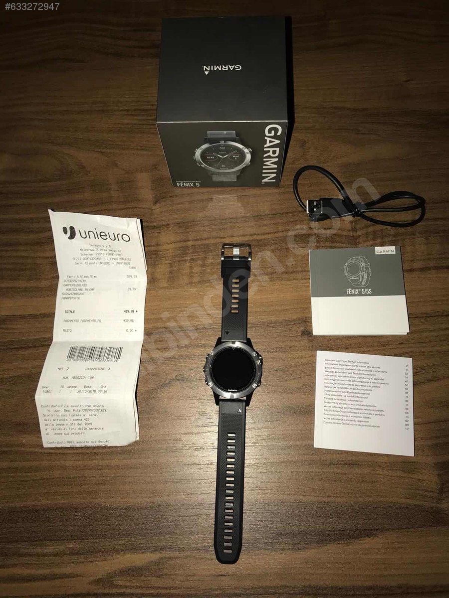 SIFIR Garmin Fenix 5 Yurtdışı