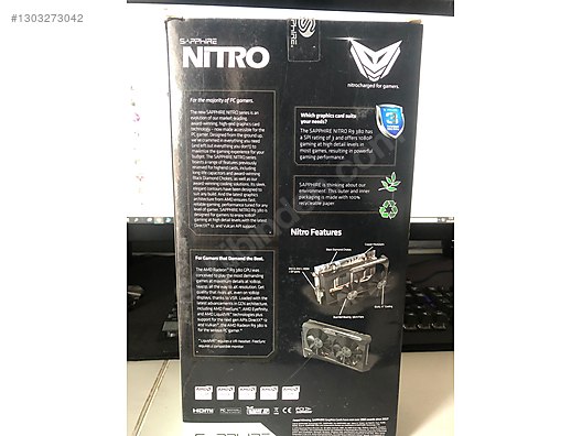 TERTEMİZ SAPPHIRE NITRO R9 380 4GB DDR5 EKRAN KARTI sahibinden