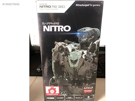 Shinya Hiragami出品 TERTEMİZ SAPPHIRE NITRO R9 380 4GB DDR5 EKRAN KARTI sahibinden