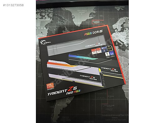 GSKILL 64GB (2x32GB) TZ5 Neo RGB DDR5 6000MHz CL36 RAM SIFIR