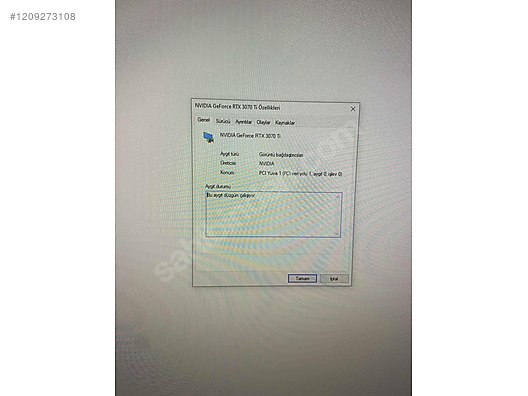 Gigabyte 3070ti lı süper sistem - Alışveriş :: Sıfır, İkinci El Ürünlerle sahibinden.com'da