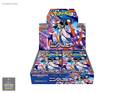 Game Cards / Pokemon Ninja Spinner Booster Box Japonca Orijinal on