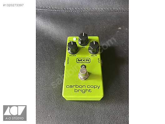 Mxr carbon copy bright (sıfır durumda çiziksiz)analog delay