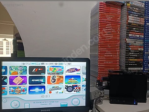 PlayStation &Wiiセット ALSNCKlvnt Nintendo Wii Softmod40oyunGRNTks Playstation Xbox Gc1