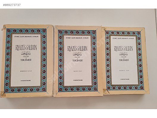 Riyazus Salihin 3 Cilt Imam Nevevi Ikinci El Din Kitaplari Sahibinden Com Da 869273737