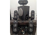 Logitech X530 5+1 Ses Sistemi Tertemiz Sararmamış El Değmemiş #1282273934