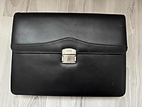 Hakiki Deri evrak el çantası