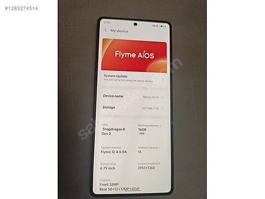 Used & Brand New Items / Cell Phones & Accessories / Cell Phones / Meizu / 20 Infinity