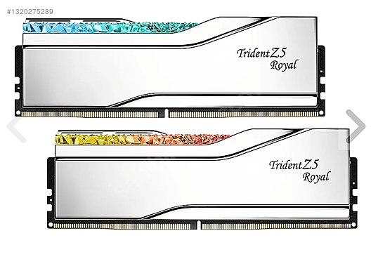 GSKILL TRİDENT Z5 ROYAL 2X16 32GB RAM CL28 6000MHZ 1.4V sahibinden