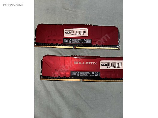 8x2 16GB 3000MHZ CL15 ÖMÜR BOYU GARANTİLİ sahibinden.comda