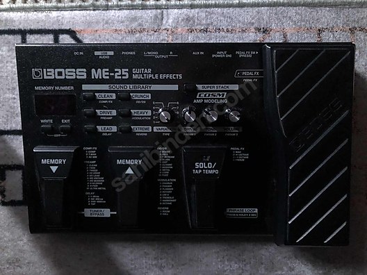 Temiz BOSS ME-25 (Adaptör ve Hardcase) - Prosesör ve Diğer