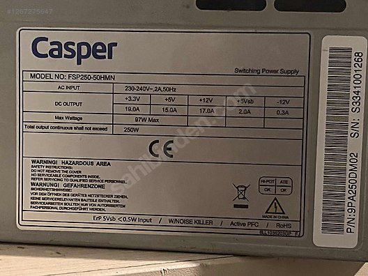 Used & Brand New Items / Computers / Desktops / Desktop Components / Power Supplies