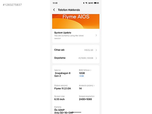 Used & Brand New Items / Cell Phones & Accessories / Cell Phones / Meizu / 20