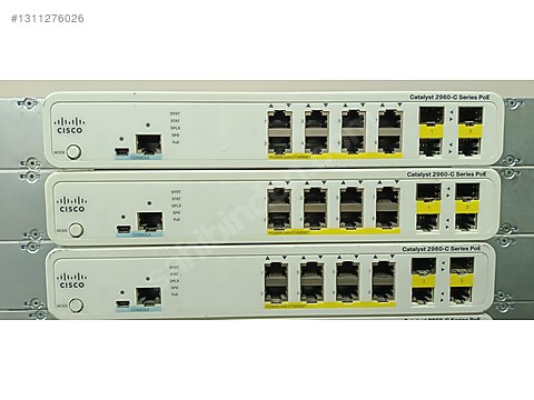 Cisco WS-C2960C-8PC-L 8 Port PoE Cisco Switch ŞOK İNDİRİM