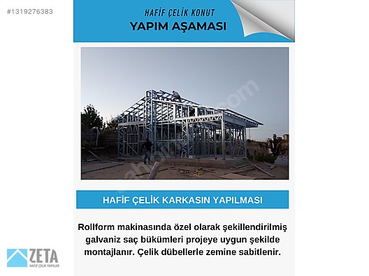 Tek Katlı 4+1 Çelik Ev Modelleri - 1319276383