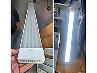 100W 4 SIRA LEDLİ KRİSTAL BAND ARMATÜR 120 cm