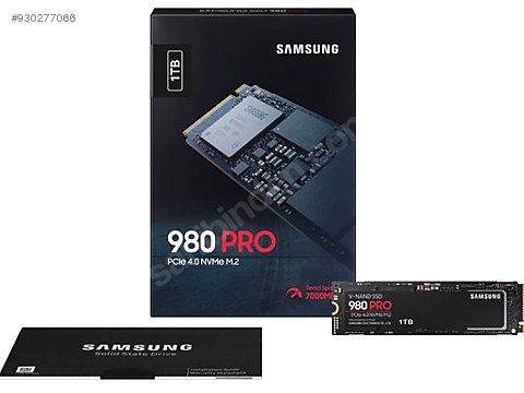 Samsung 980 Pro 1tb 7000 5000 Nvme M2 Ssd 980pro Wd Black 1tb At Sahibinden Com