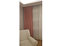 2 adet fon perde ve duvara takma aparatı