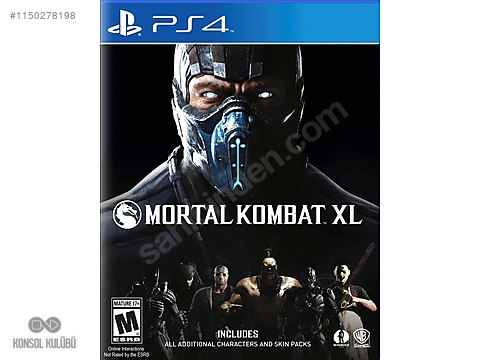 Mortal kombat xl ps4 on sale cover