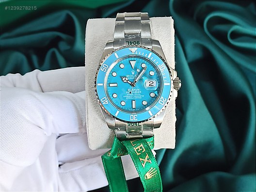 Rolex ROLEX SUBMARINER BLAKEN TURQUOISE 41mm KUTU TAM SET at