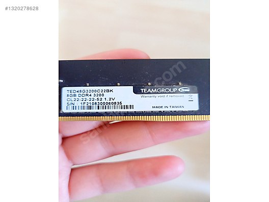 Arızalı 8gb ddr4 3200mhz sahibinden.comda - 1320278628