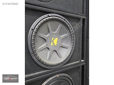 kicker　314260 Hoparlör / Subwoofer / 38 cm sıfır kicker subwoofer spl kabini ile