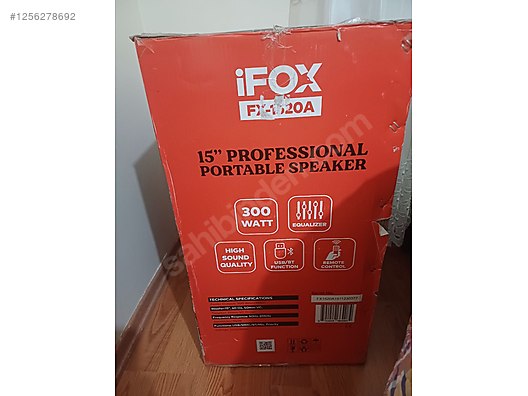 S.Q.F michi 非売品 SHOXX 当選品 kapalı kutu sıfır satlık ifox fx 1520 A 300 wat hoparlör on