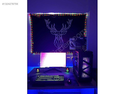 Toplama / Ryzen 5 5600 - RTX 4060 Ti - 180Hz Monitörlü Full Set