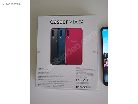 İkinci El ve Sıfır Alışveriş / Cep Telefonu & Aksesuar / Cep Telefonu / Casper / VIA E4