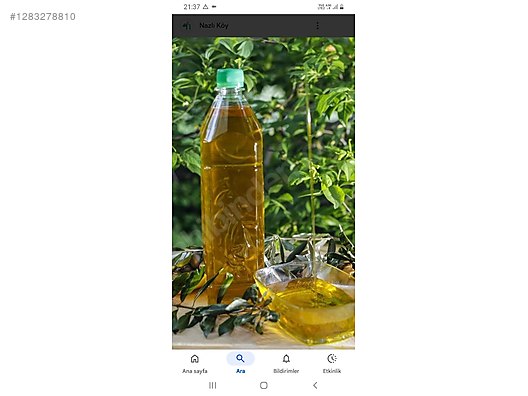 İkinci El ve Sıfır Alışveriş / Yiyecek & İçecek / Şarküteri / Zeytinyağı