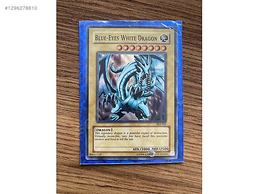 Game Cards / Yugioh Blue-Eyes White Dragon SKE-001 Starter Kaiba Orijinal  on sahibinden.com - 1296278810