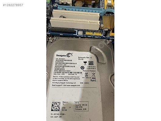 Seagate 250gb %99 3.5 hard disk ST3250312AS - Harddisk (Dahili) ve Tüm Masaüstü Bilgisayar Parçaları sahibinden.com'da