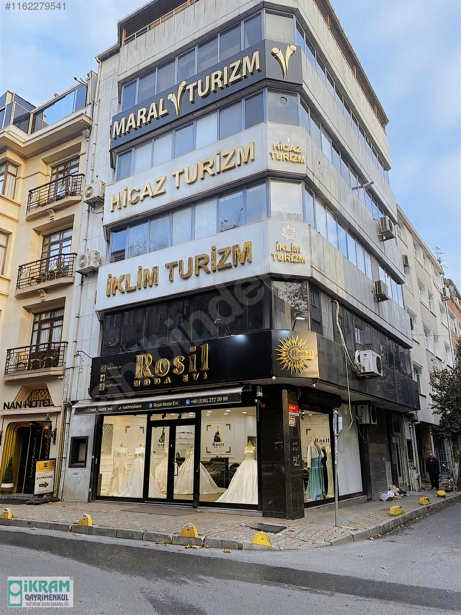 Birçok sektöre uygun 4 katlı kiralık dükkân & mağaza