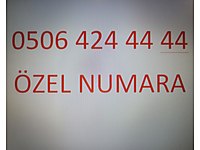 ÖZEL İNSANLAR ÖZEL NUMARA KULLANIR