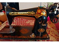 Antika dikiş makinesi