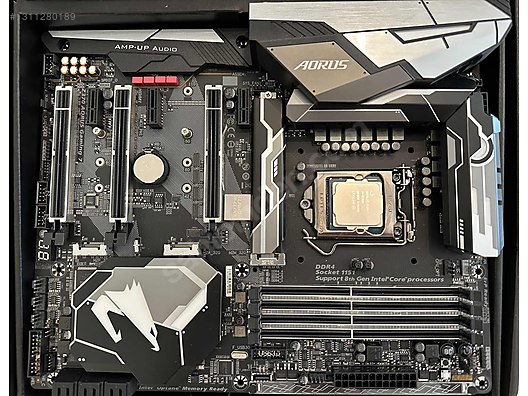 Intel i7 8700K İşlemci & Gigabyte Z370 Aorus Gaming 7 Anakart