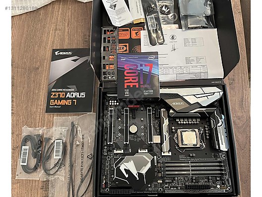 Intel i7 8700K İşlemci & Gigabyte Z370 Aorus Gaming 7 Anakart