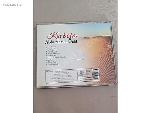 KERBELA MÜZİĞİ ABDURRAHMAN ÖNÜL - Müzik CD leri Alışverişte İlk